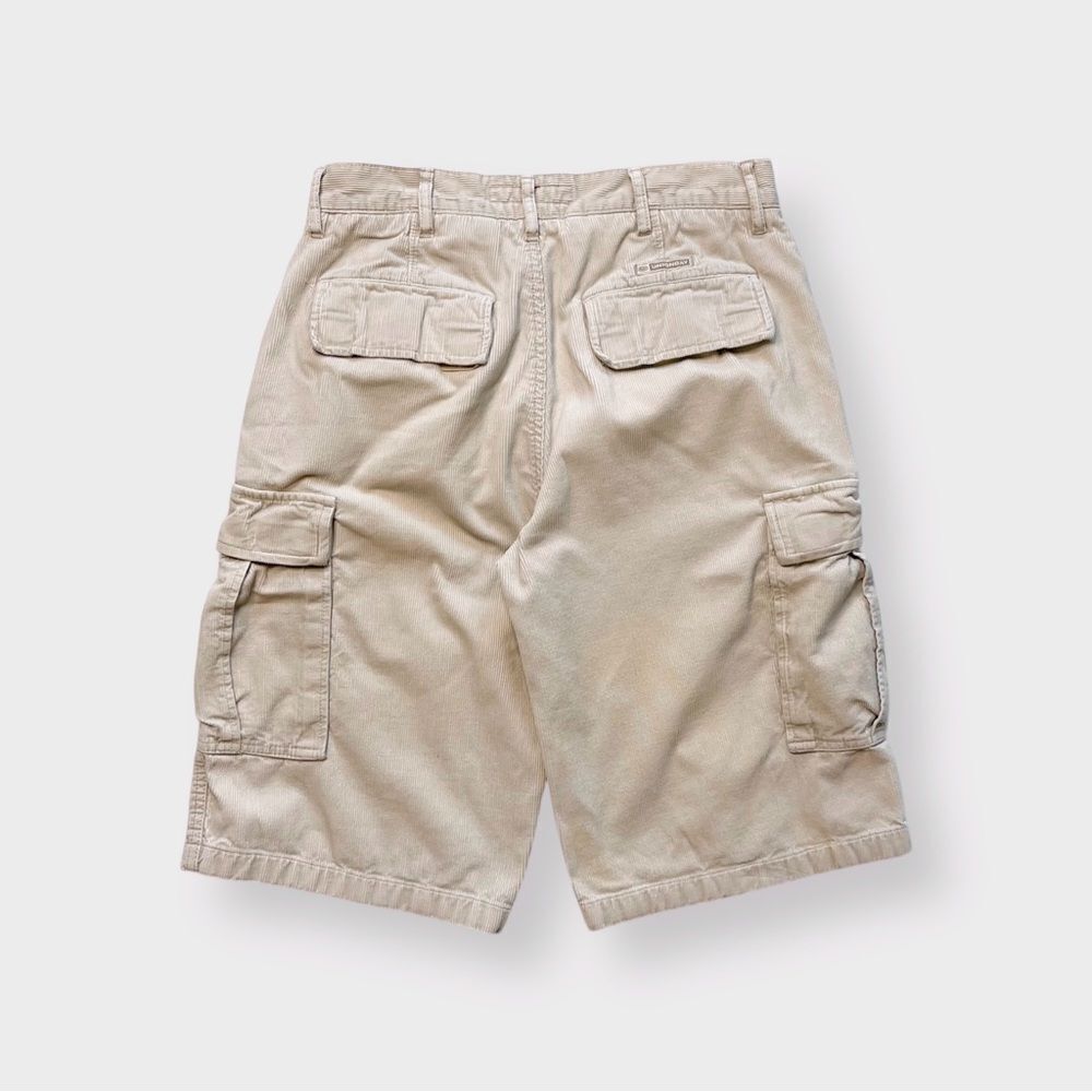 Vtg 90s Y2K Unionbay Corduroy Cargo Shorts, Skater Grunge 30 Skate Long 6 Pocket - Picture 2 of 6